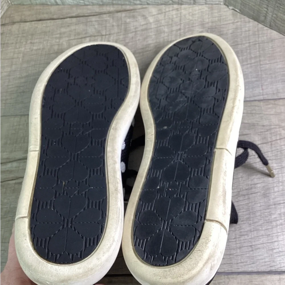 Kate‎ Spade Lift Knit Geo Black white dots Women Size 9.5